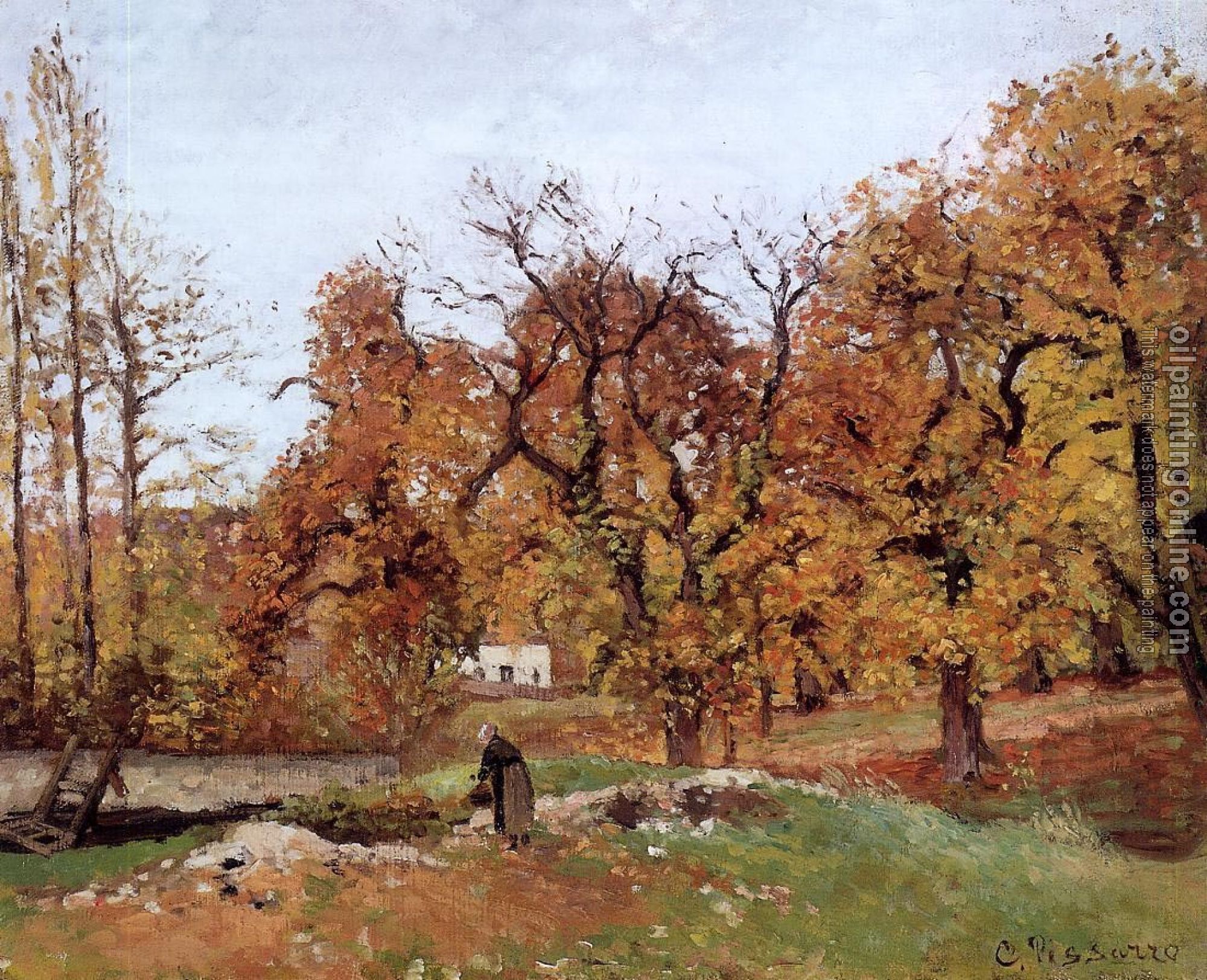 Pissarro, Camille - Autumn Landscape, near Pontoise